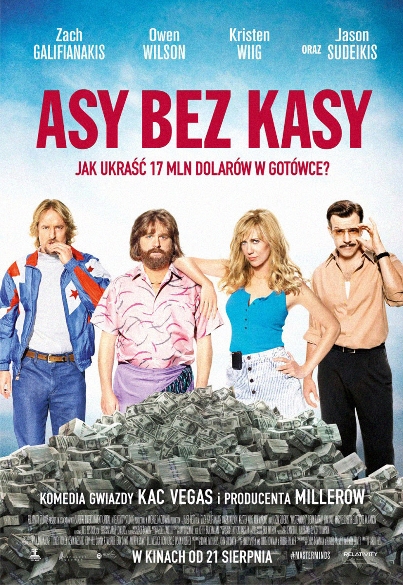 Polski plakat filmu 'Asy bez kasy'