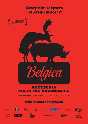 Przód ulotki filmu 'Belgica'