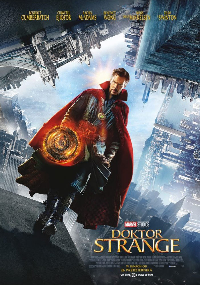 Polski plakat filmu 'Doktor Strange'