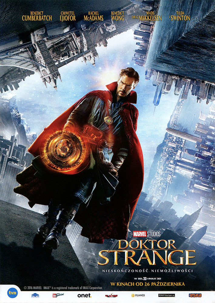 Ulotka filmu 'Doktor Strange (przód)'