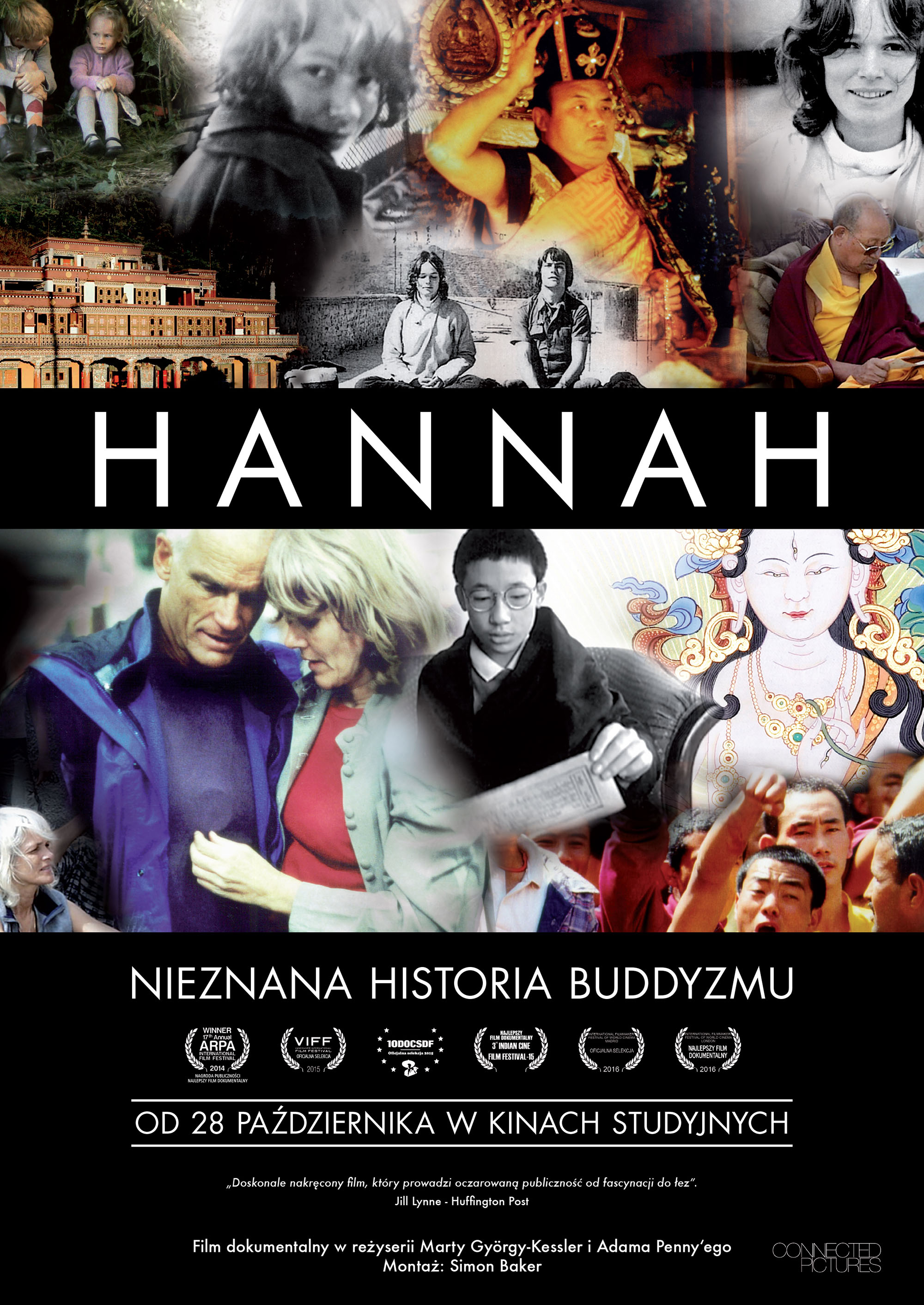 Polski plakat filmu 'Hannah. Nieznana historia buddyzmu'
