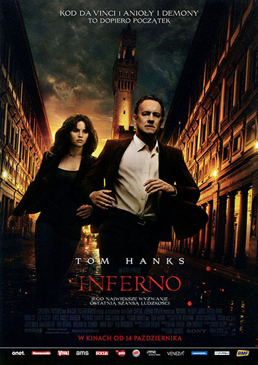 Przód ulotki filmu 'Inferno'