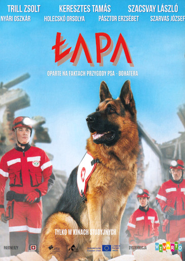 Przód ulotki filmu 'Łapa'