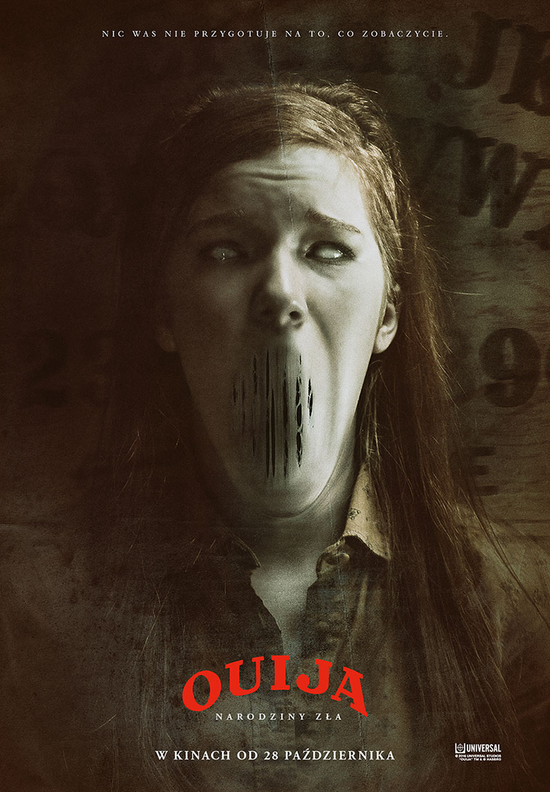 Polski plakat filmu 'Ouija: Narodziny zła'