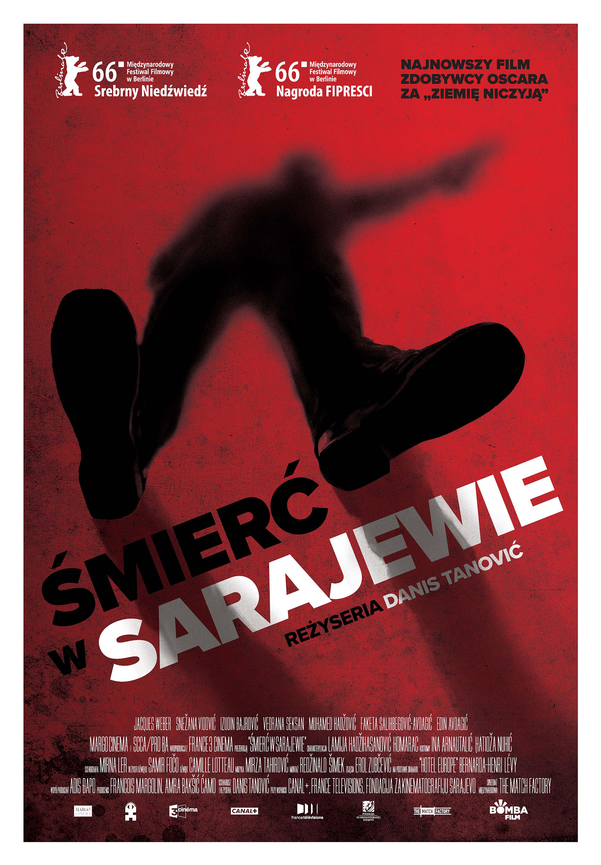Polski plakat filmu 'Śmierć w Sarajewie'