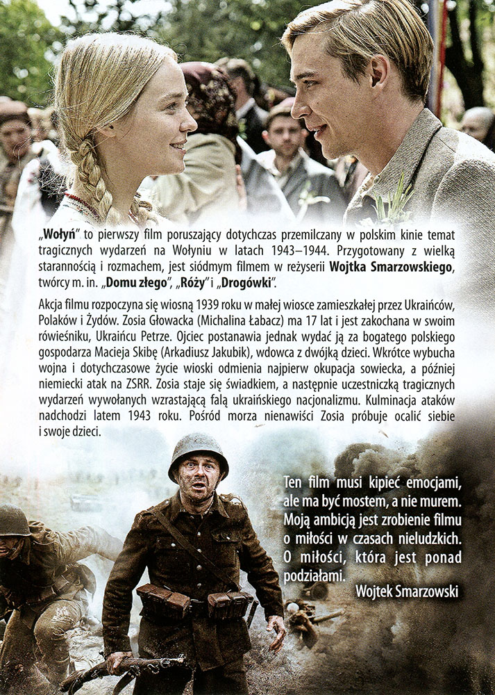 Ulotka filmu 'Wołyń (tył)'