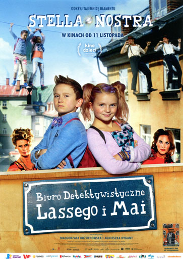 Przód ulotki filmu 'Biuro Detektywistyczne Lassego i Mai. Stella Nostra'