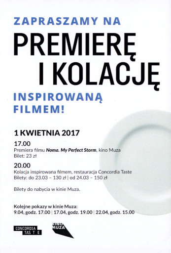 Tył ulotki filmu 'Noma My Perfect Storm'