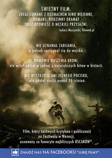 Tył ulotki filmu 'Przełęcz ocalonych'