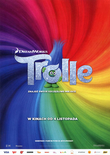Przód ulotki filmu 'Trolle'