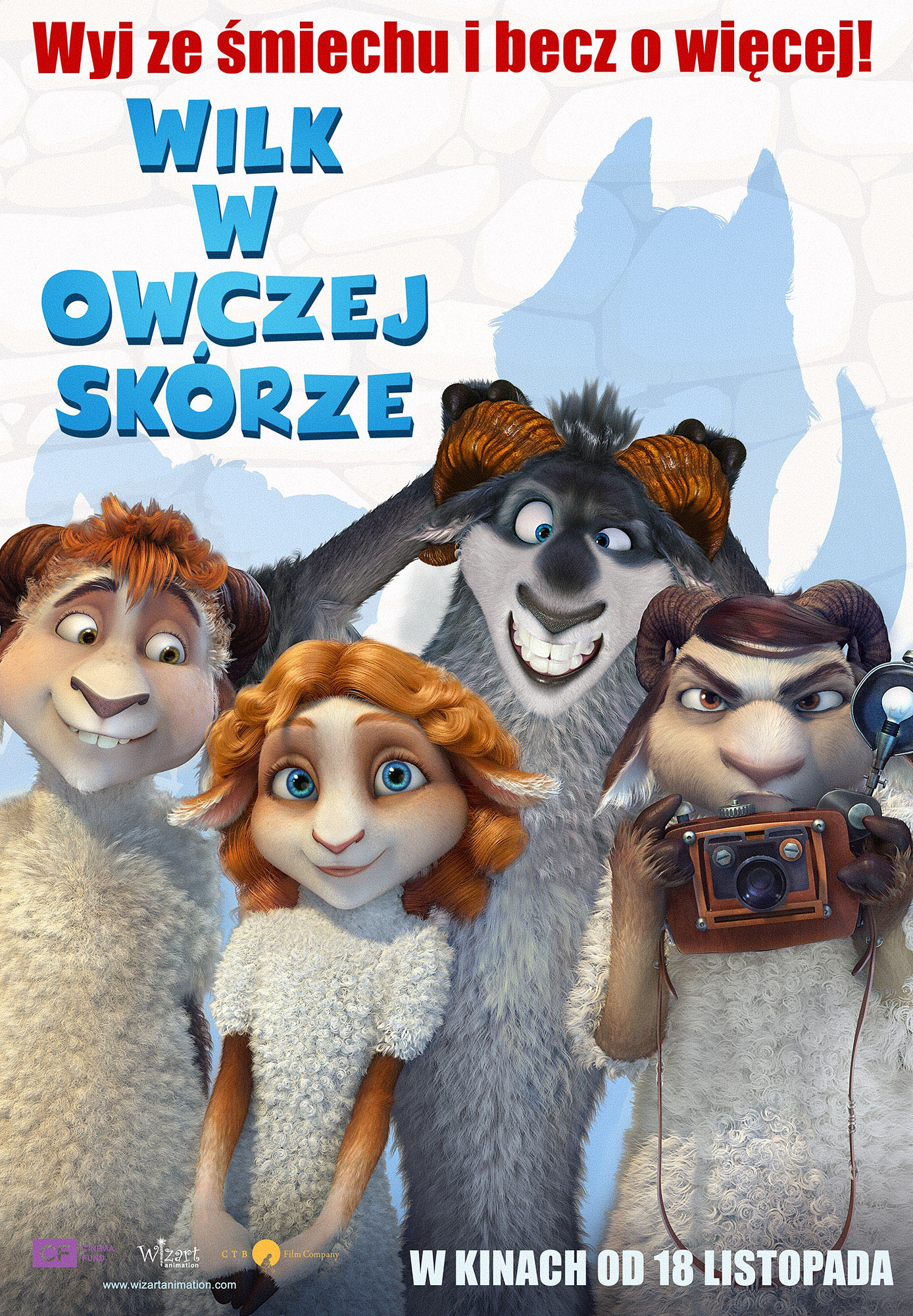 Polski plakat filmu 'Wilk w owczej skórze'
