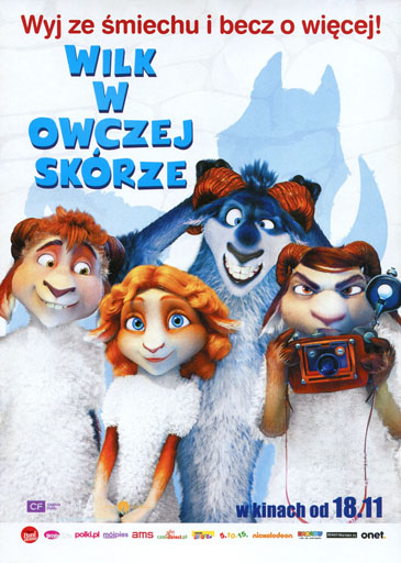 Przód ulotki filmu 'Wilk w owczej skórze'