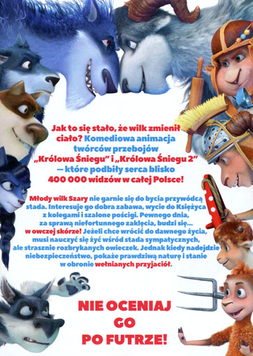 Tył ulotki filmu 'Wilk w owczej skórze'