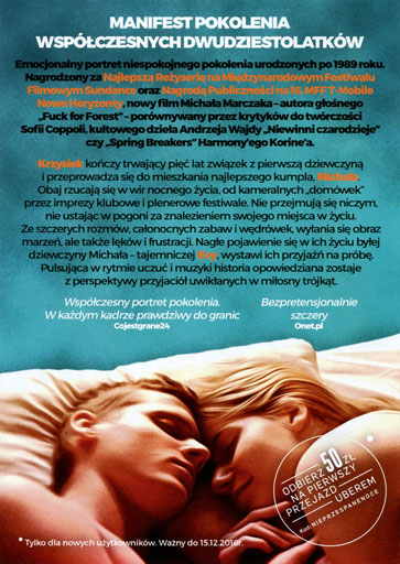 Tył ulotki filmu 'Wszystkie nieprzespane noce'