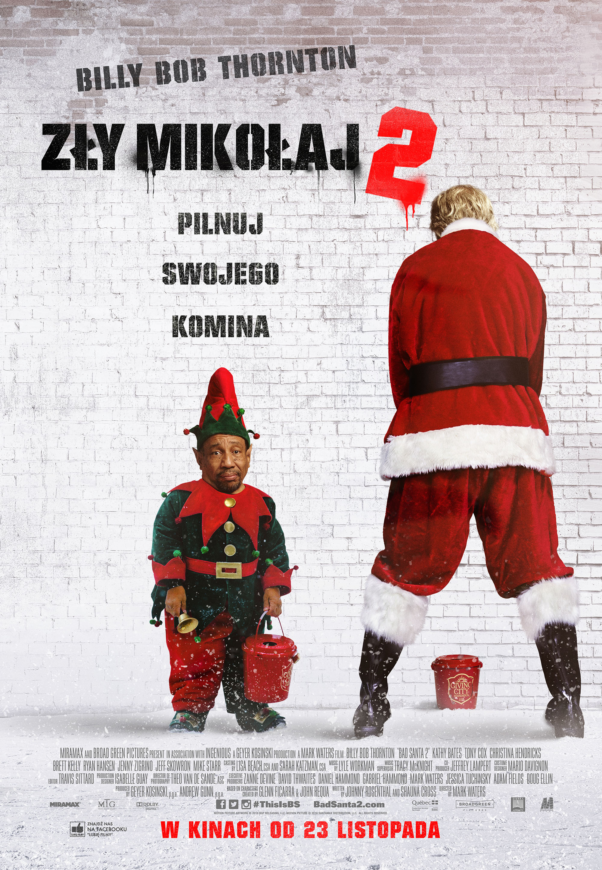 Polski plakat filmu 'Zły Mikołaj 2'