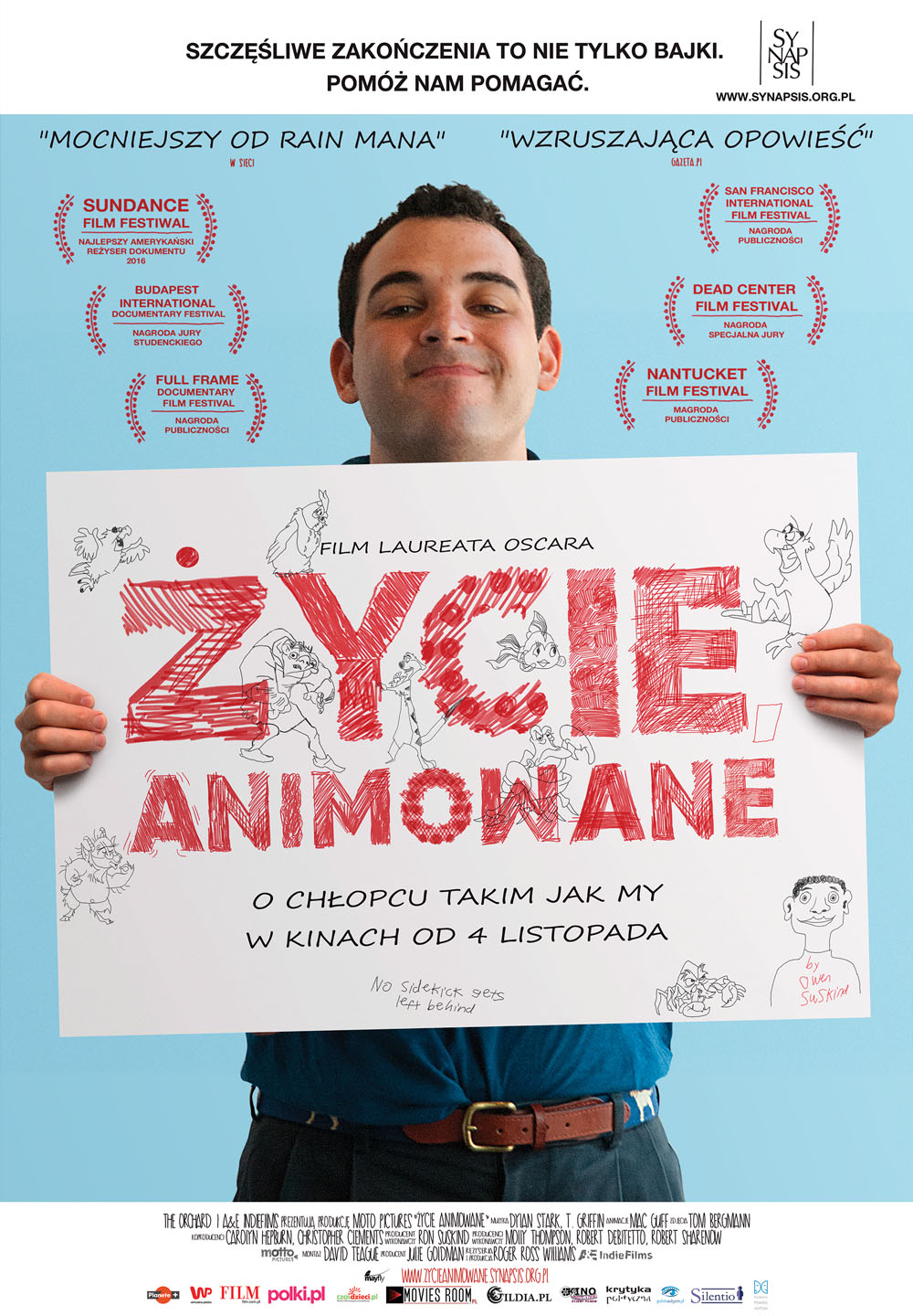 Polski plakat filmu 'Życie animowane'