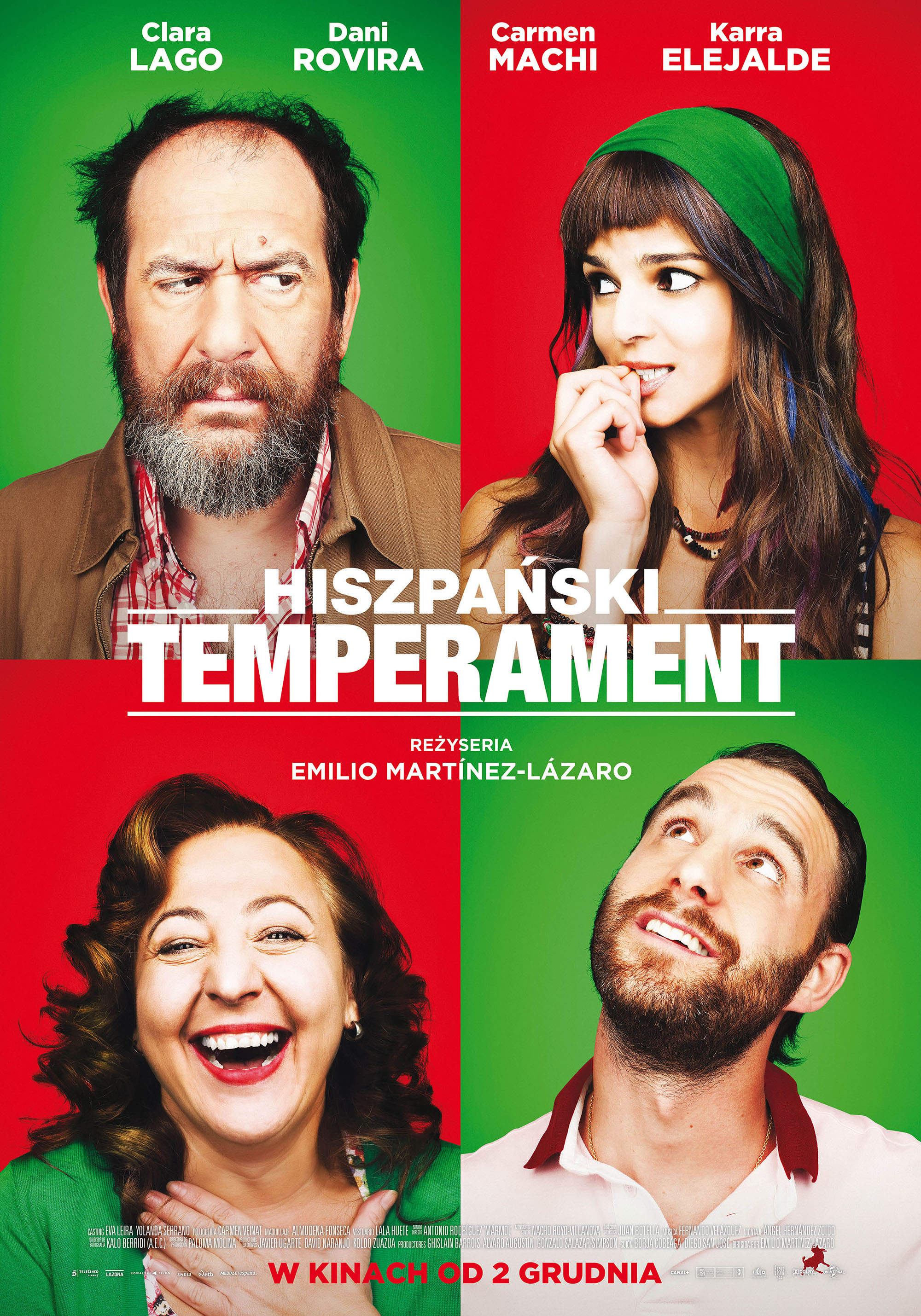 Polski plakat filmu 'Hiszpański temperament'