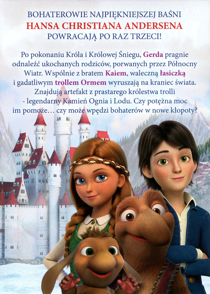 Ulotka filmu 'Królowa Śniegu 3: Ogień i Lód (tył)'