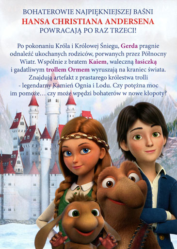 Tył ulotki filmu 'Królowa Śniegu 3: Ogień i lód'