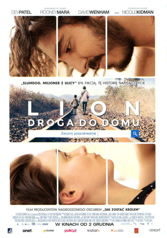 Ulotka filmu 'Lion. Droga Do Domu (przód)'