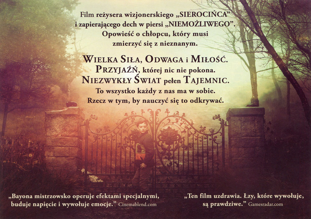 Ulotka filmu 'Siedem Minut Po Północy (tył)'