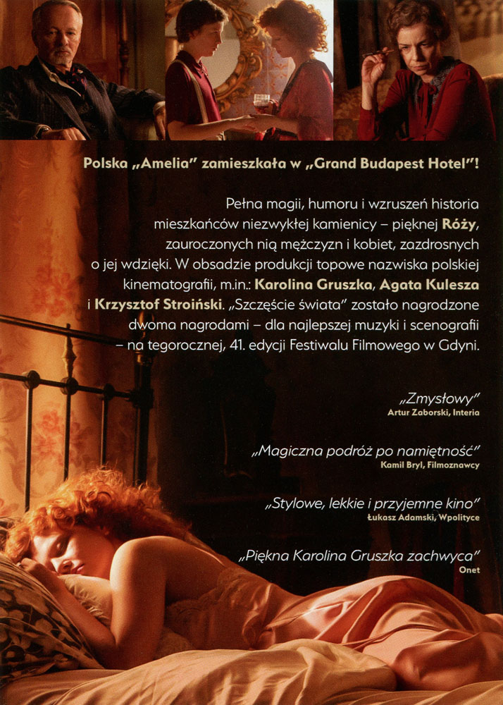 Ulotka filmu 'Szczęście Świata (tył)'