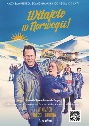 Przód ulotki filmu 'Witajcie w Norwegii!'