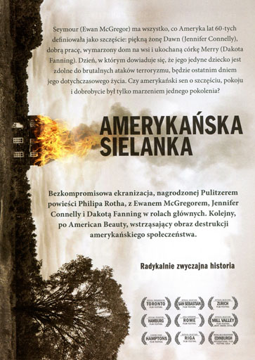 Tył ulotki filmu 'Amerykańska sielanka'
