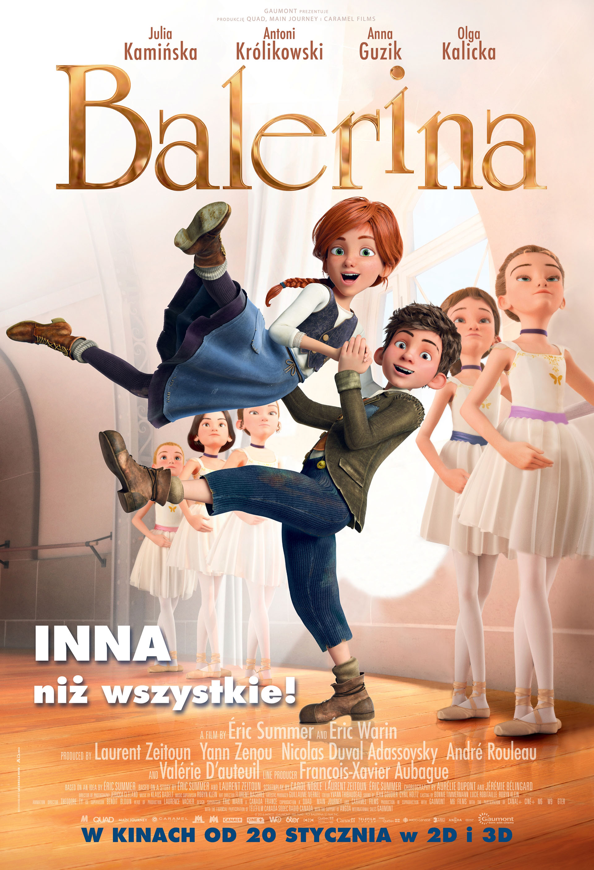 Polski plakat filmu 'Balerina'