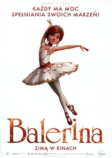 Przód ulotki filmu 'Balerina'