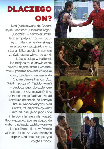 Tył ulotki filmu 'Dlaczego on?'