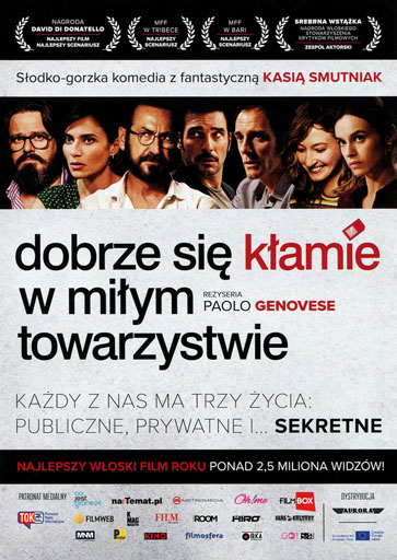 Przód ulotki filmu 'Dobrze Się Kłamie W Miłym Towarzystwie'