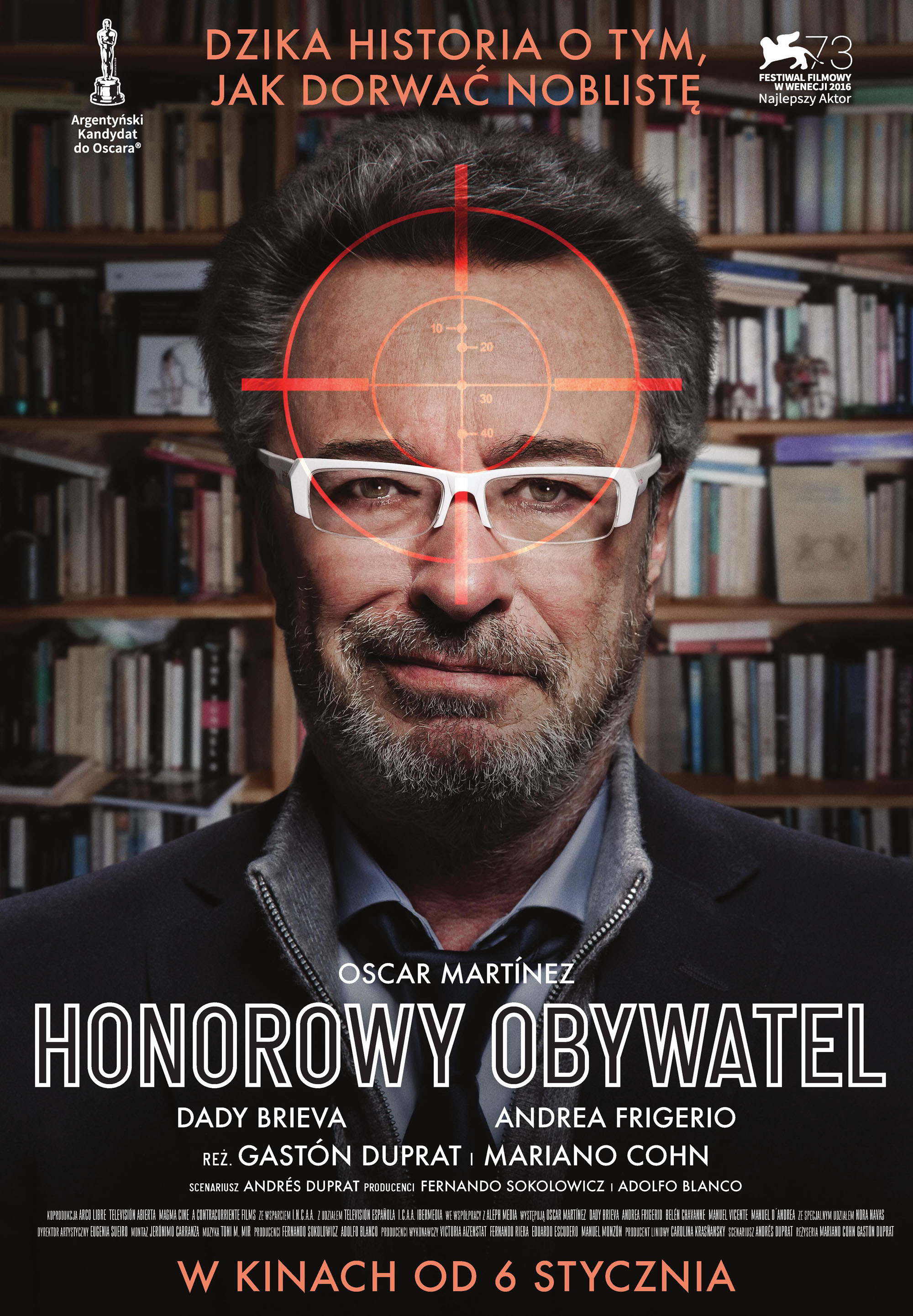 Polski plakat filmu 'Honorowy obywatel'