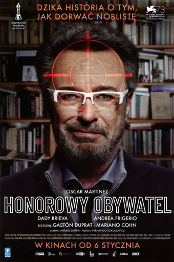 Przód ulotki filmu 'Honorowy obywatel'