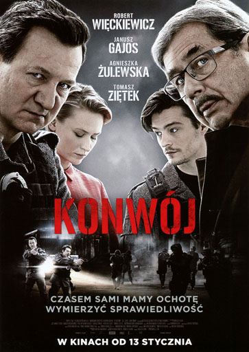 Przód ulotki filmu 'Konwój'