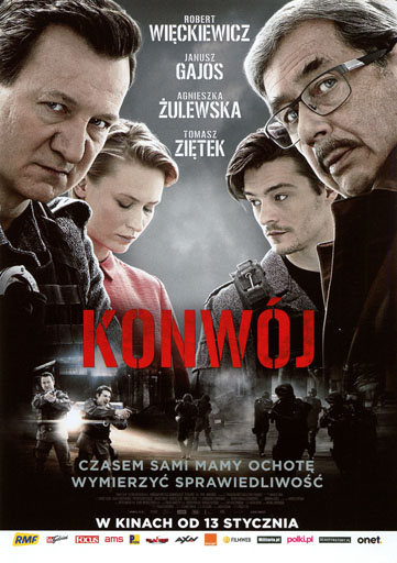 Przód ulotki filmu 'Konwój'