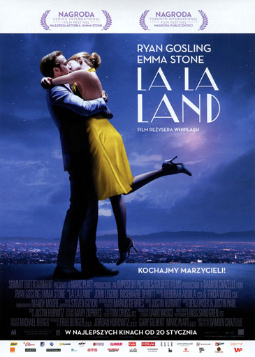 Przód ulotki filmu 'La La Land'