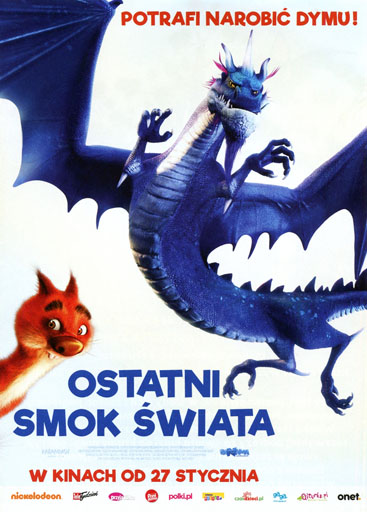 Przód ulotki filmu 'Ostatni smok świata'
