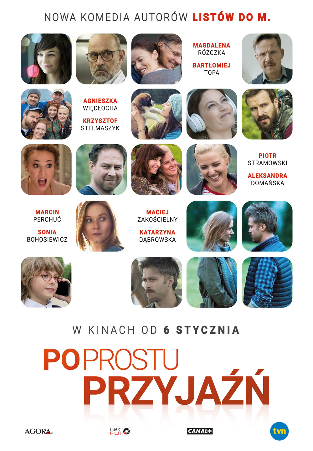 Polski plakat filmu 'Po prostu przyjaźń'