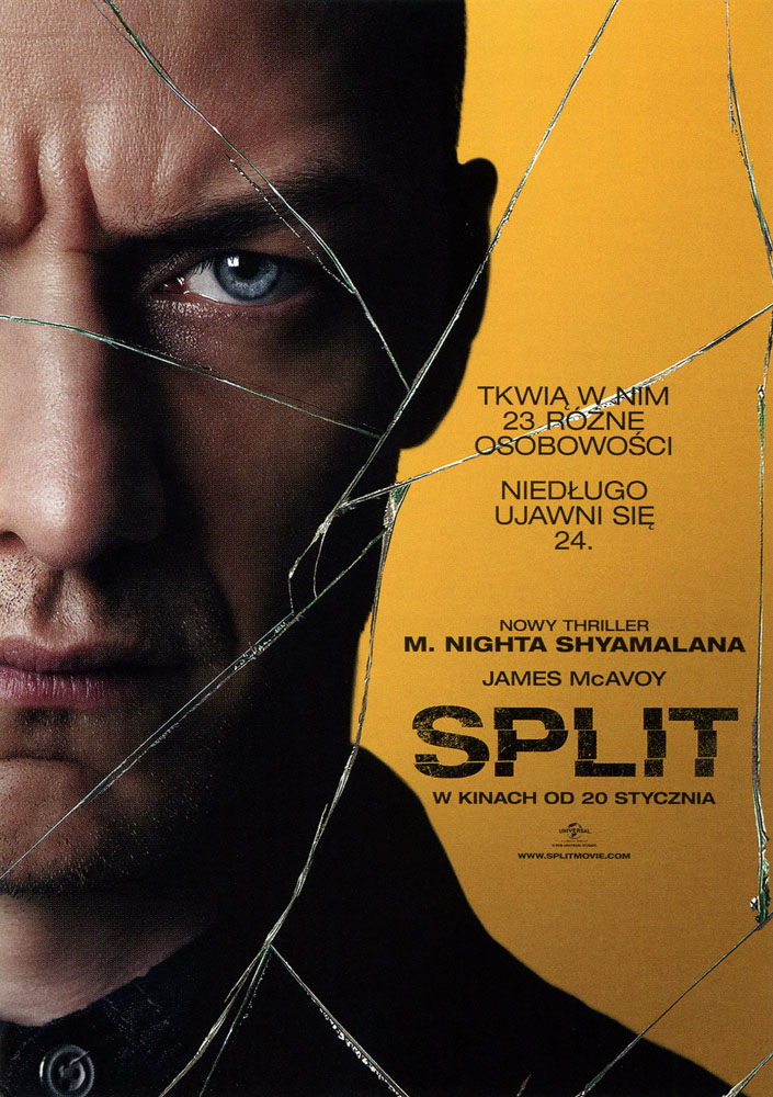 Ulotka filmu 'Split (przód)'