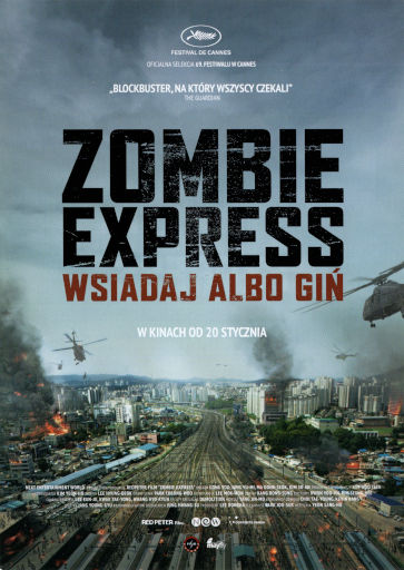 Przód ulotki filmu 'Zombie express'