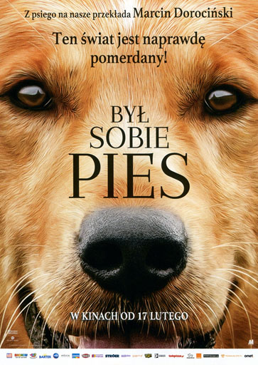 Przód ulotki filmu 'Był sobie pies'