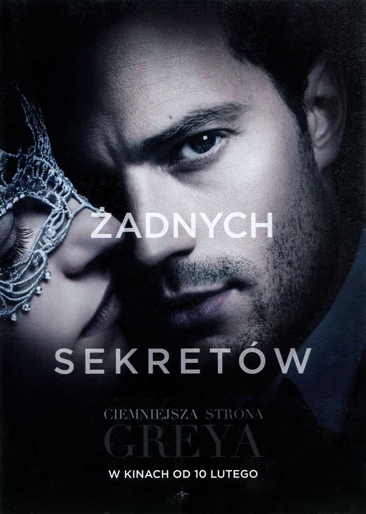 Ulotka filmu 'Ciemniejsza Strona Greya (przód)'