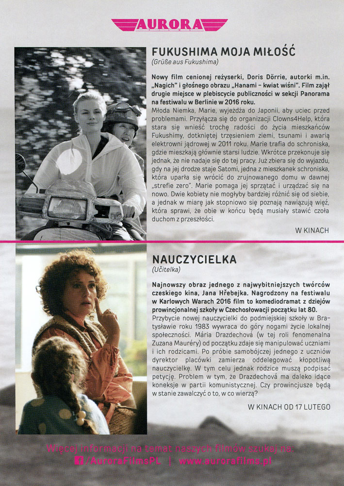 Ulotka filmu 'Fukushima, Moja Miłość (przód - wersja B)'