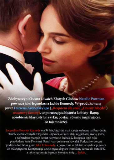 Tył ulotki filmu 'Jackie'