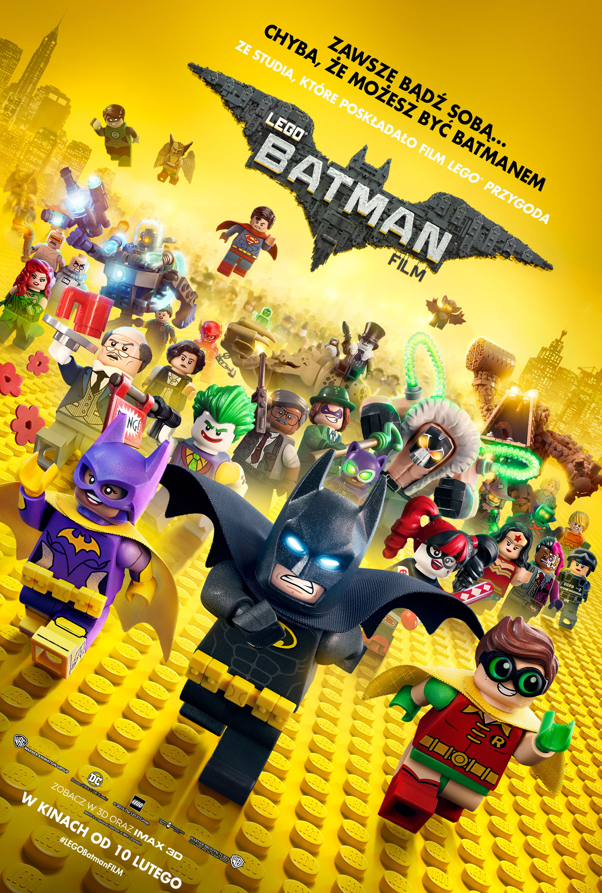 Polski plakat filmu 'LEGO® BATMAN: FILM'