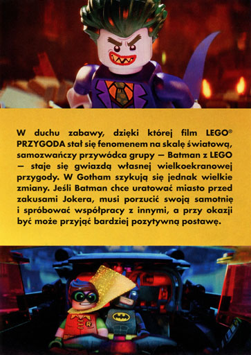 Tył ulotki filmu 'LEGO® BATMAN: FILM'