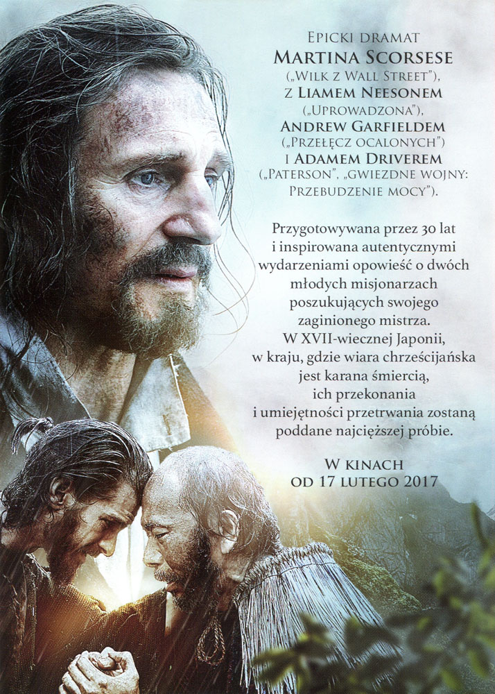 Ulotka filmu 'Milczenie (tył)'