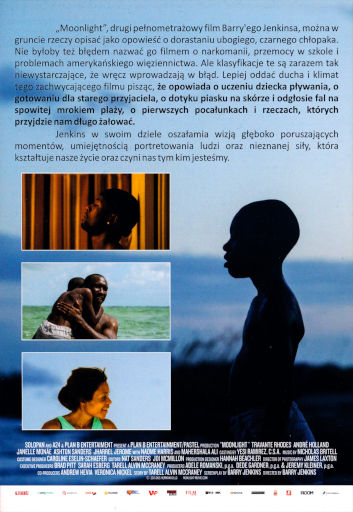 Tył ulotki filmu 'Moonlight'
