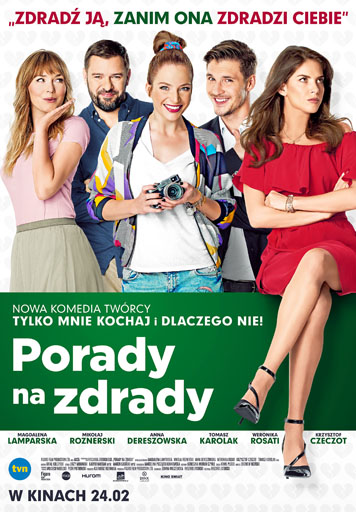Polski plakat filmu 'Porady na zdrady'